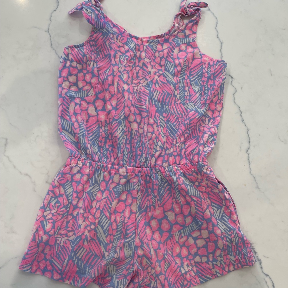 Girls Lilly Pulitzer romper size medium 6/7